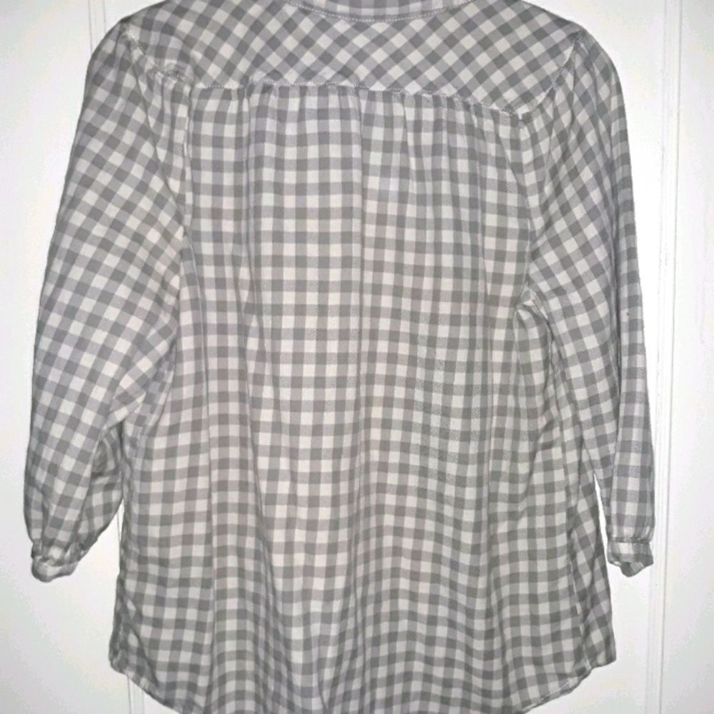 Plaid blouse - Picture 3 of 6